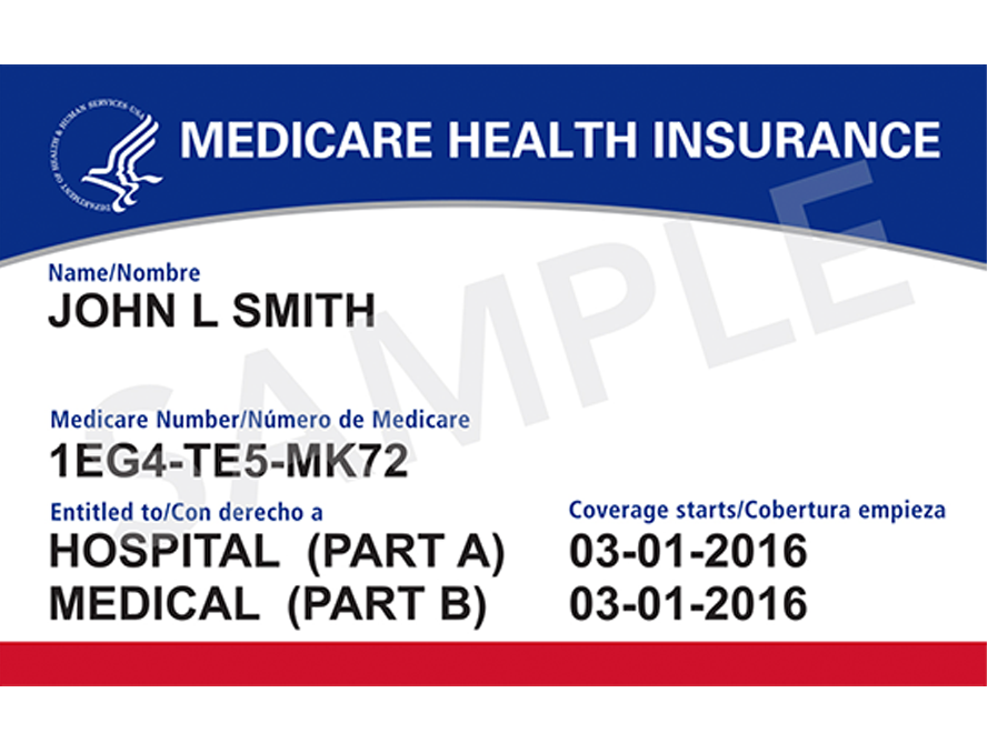 Medicare Card Example